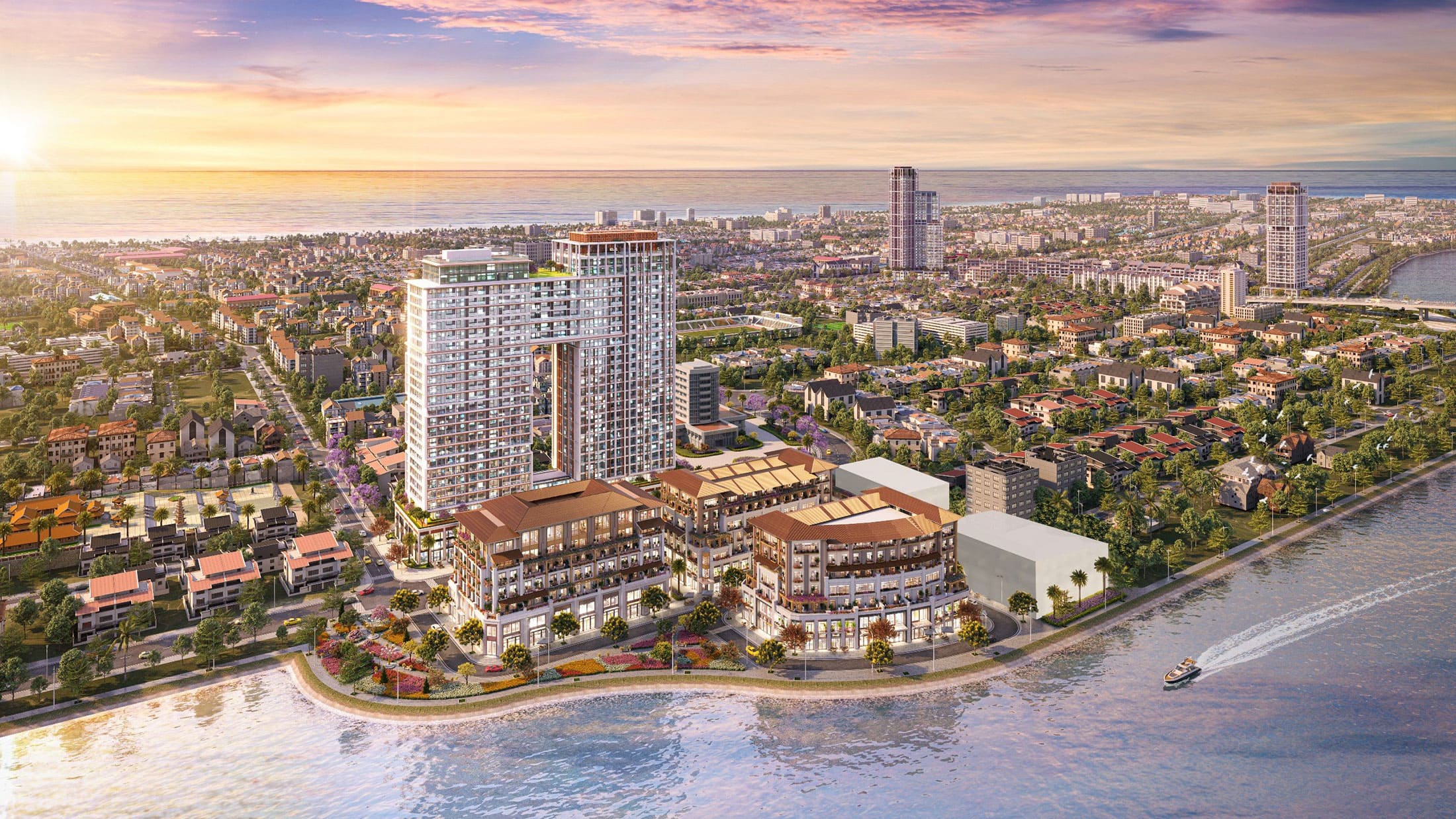 Dự án Sun Ponte Residences tọa lạc bên bờ Sông Hàn thơ mộng, được phát triển bởi chủ đầu tư Sun Group. Dự án Sun Ponte Residences tọa lạc bên bờ Sông Hàn thơ mộng, được phát triển bởi chủ đầu tư Sun Group.