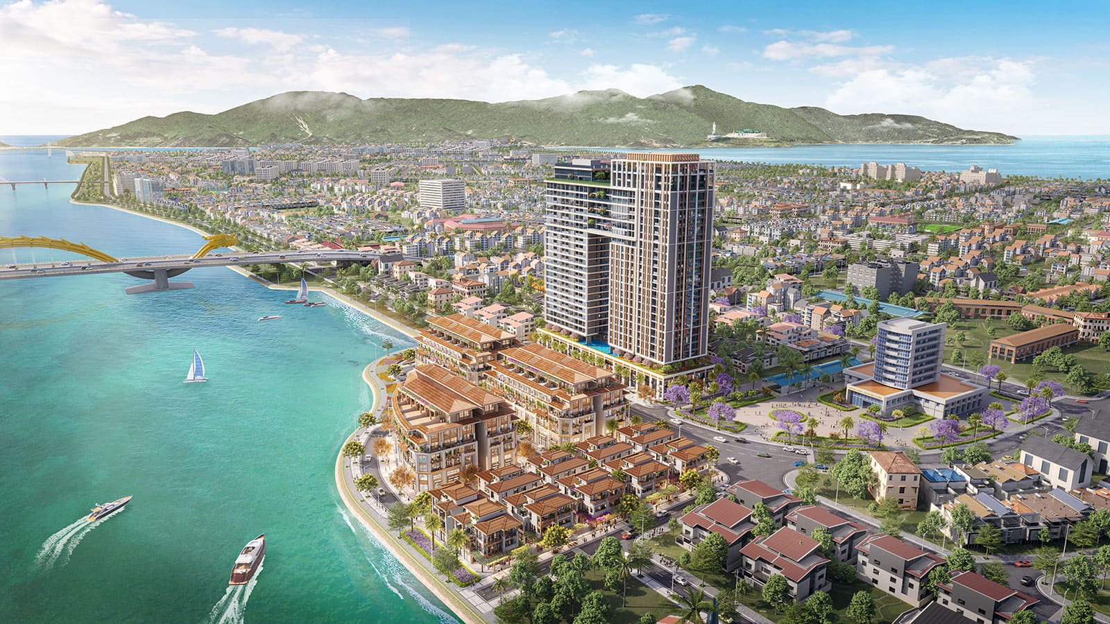 Hình ảnh phối cảnh dự án Sun Ponte Residence Đà Nẵng được phát triển bởi tập đoàn Sun Group. Hình ảnh phối cảnh dự án Sun Ponte Residence Đà Nẵng được phát triển bởi tập đoàn Sun Group.