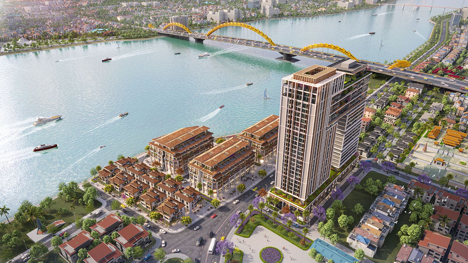 Hình ảnh phối cảnh dự án Sun Ponte Residence Đà Nẵng được phát triển bởi tập đoàn Sun Group. Hình ảnh phối cảnh dự án Sun Ponte Residence Đà Nẵng được phát triển bởi tập đoàn Sun Group.